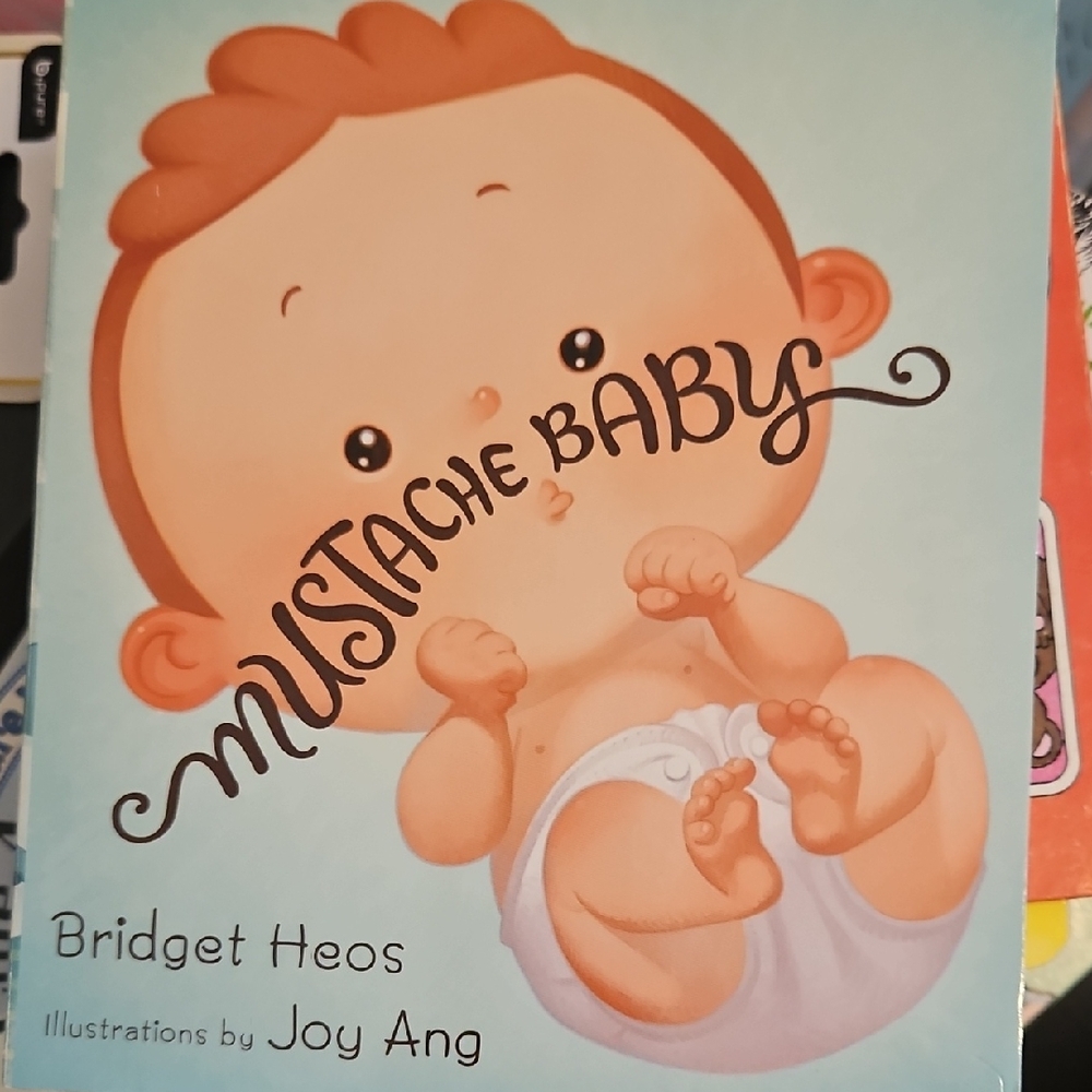 Mustache Baby. Board Book by Bridget Heos. Buy 1 Book Listings Get 1 Free
